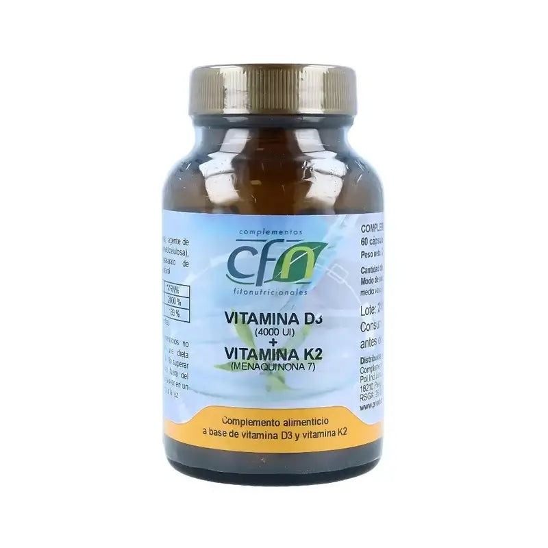 Cfn Vitamina D3 + K2  , 60 cápsulas
