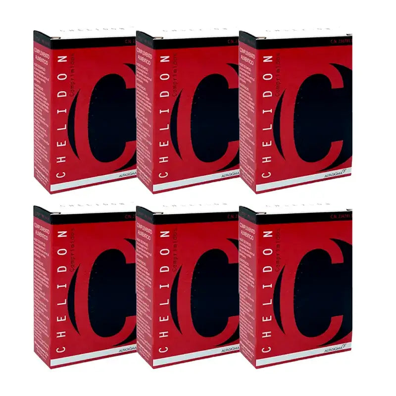 Chelidon, Pack 6 x 60 Comprimidos