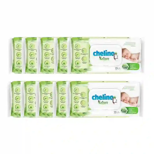 Chelino Nature Toallitas Infantiles , 10X72 Unidades