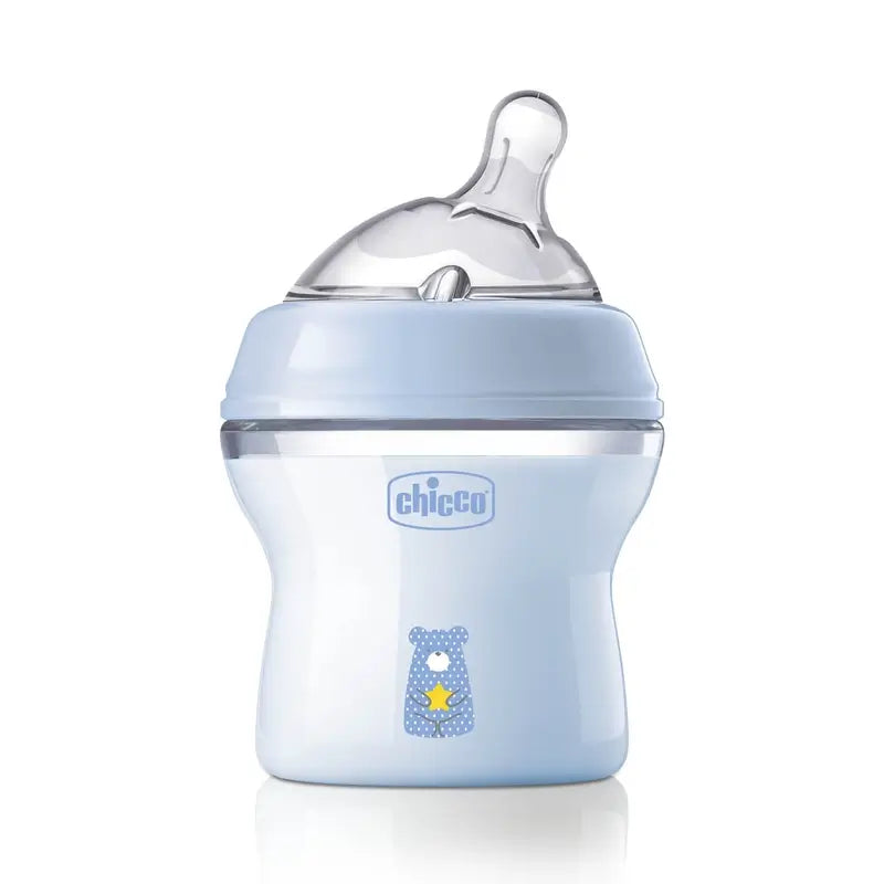 Chicco Biberón Naturalfeeling Azul Flujo Lento 150Ml 0M+