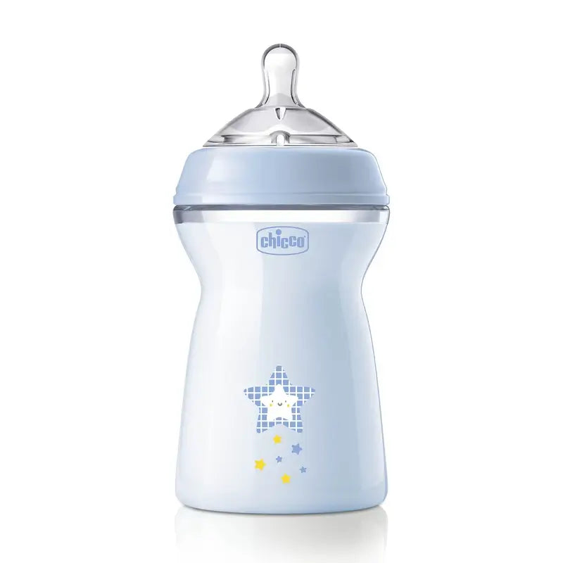 Chicco Biberón Naturalfeeling Azul Flujo Rápido 330Ml 6 M+