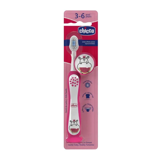 Chicco Cepillo Dental Hipo Rosa 3-6Y