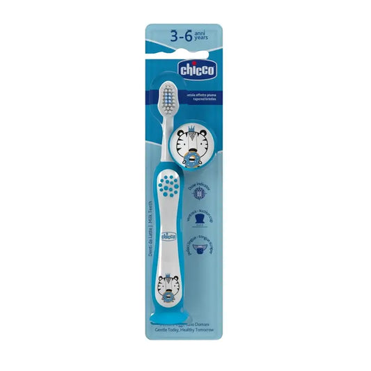 Chicco Cepillo Dental Azul Tigre 3-6Y