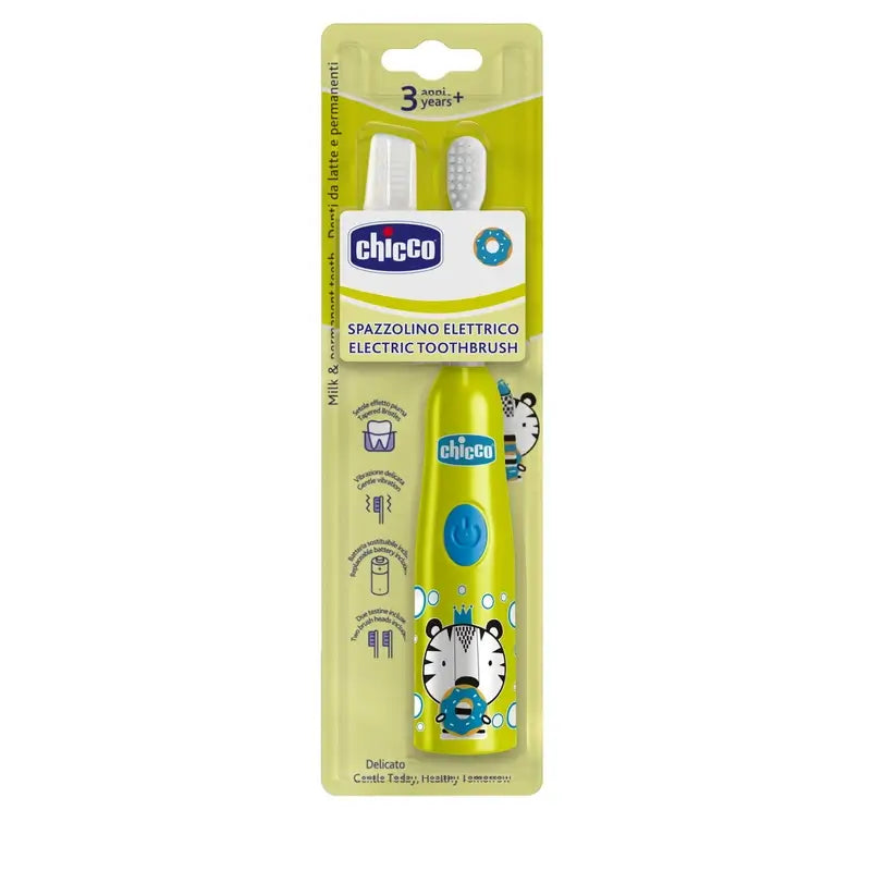 Chicco Cepillo Dental Eléctrico Amarillo Tigre 3Y+
