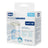 Chicco Chupete Physioforma Dual Soft Silicona Azul 2-6M 2 Unidades