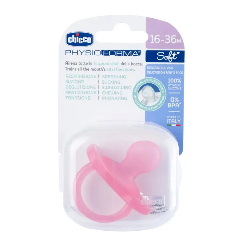 Chicco Chupete Physioforma Soft Rosa 16-36M 1 Unidad