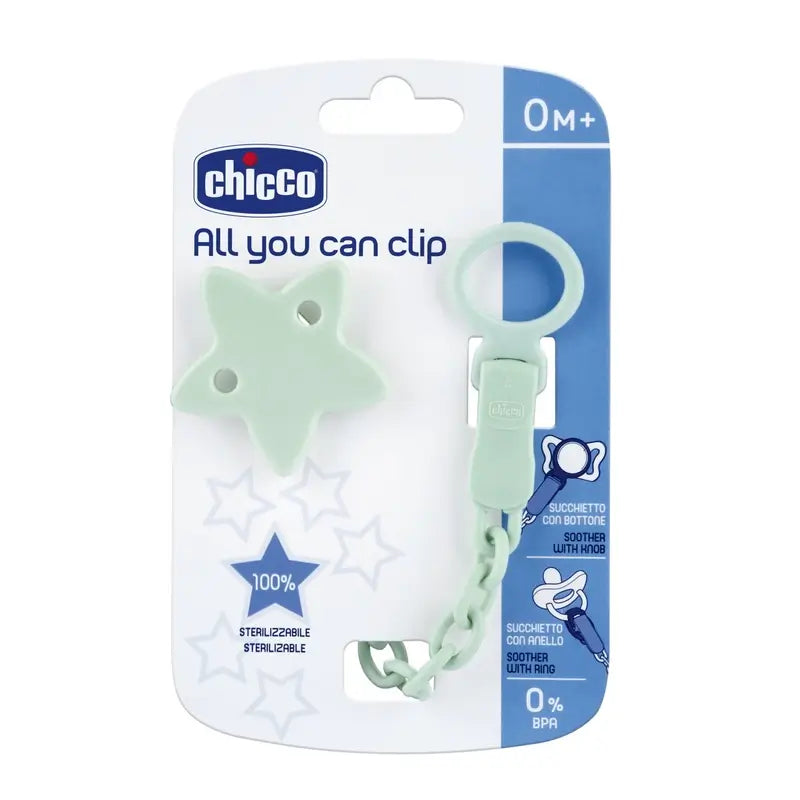 Chicco Clip Chupete Estrella