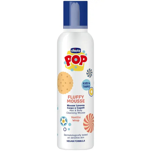 Chicco Pop Espuma Cuerpo/Cabello Vainilla 200 Ml