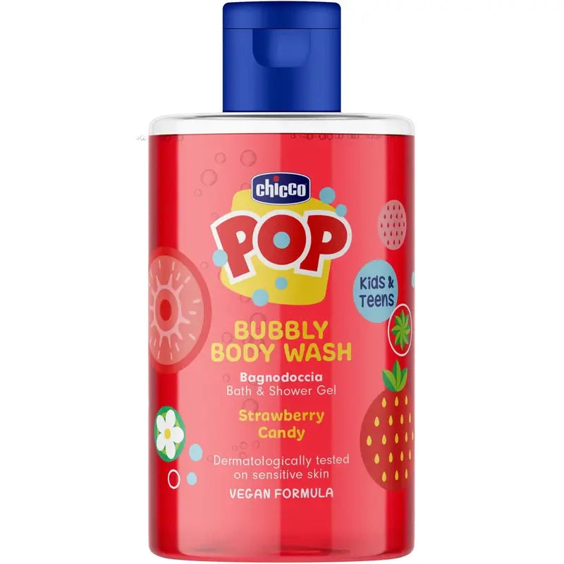 Chicco Pop Gel De Baño Fresa 300 Ml