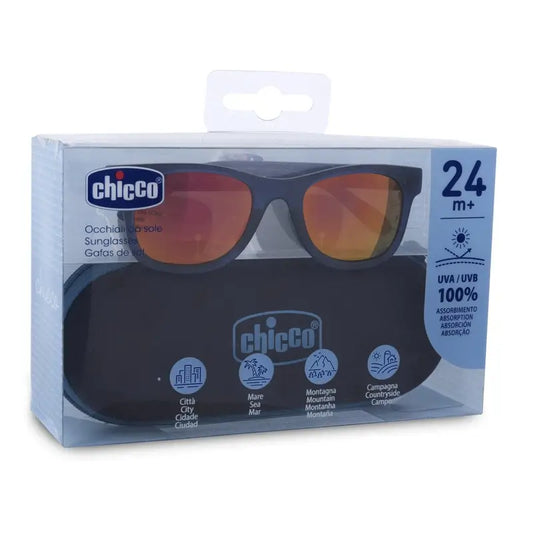 Chicco Gafas De Sol Lentes Espejo Azul 24M+ , 1 unidad