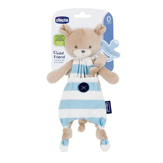 Chicco Guarda Chupete Pocket Friend Osito Azul