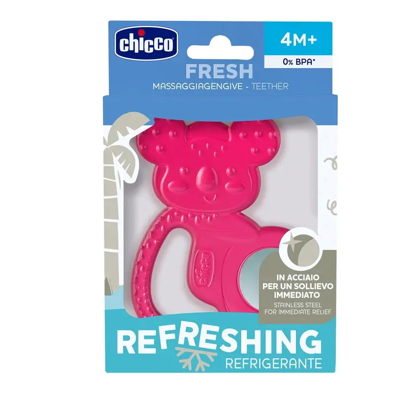 Chicco Mordedor Refreshing Koala Rosa 4M+