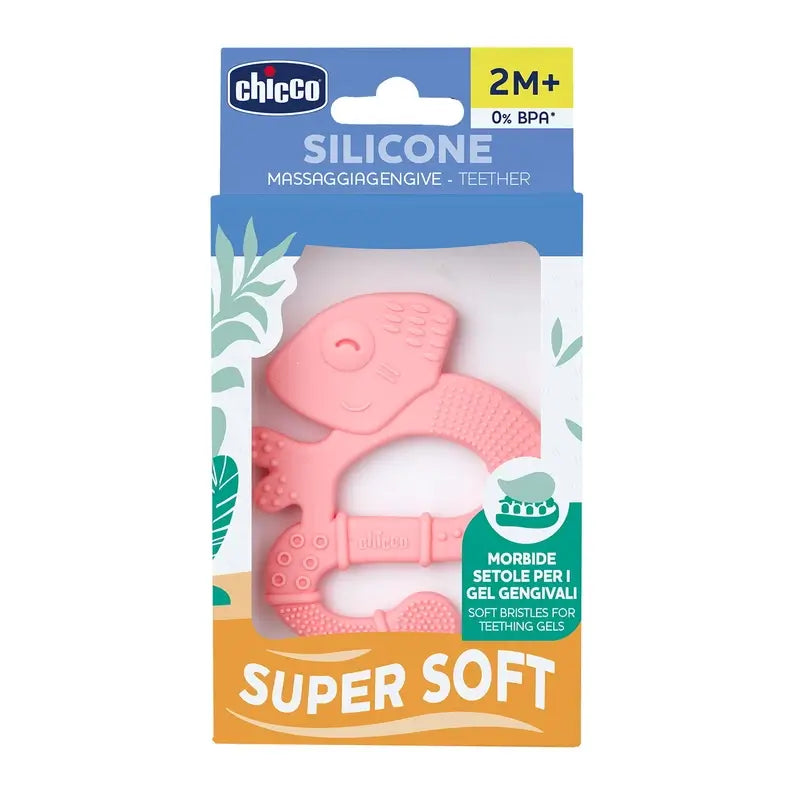 Chicco Mordedor Super Soft Iguana 2M+ Rosa