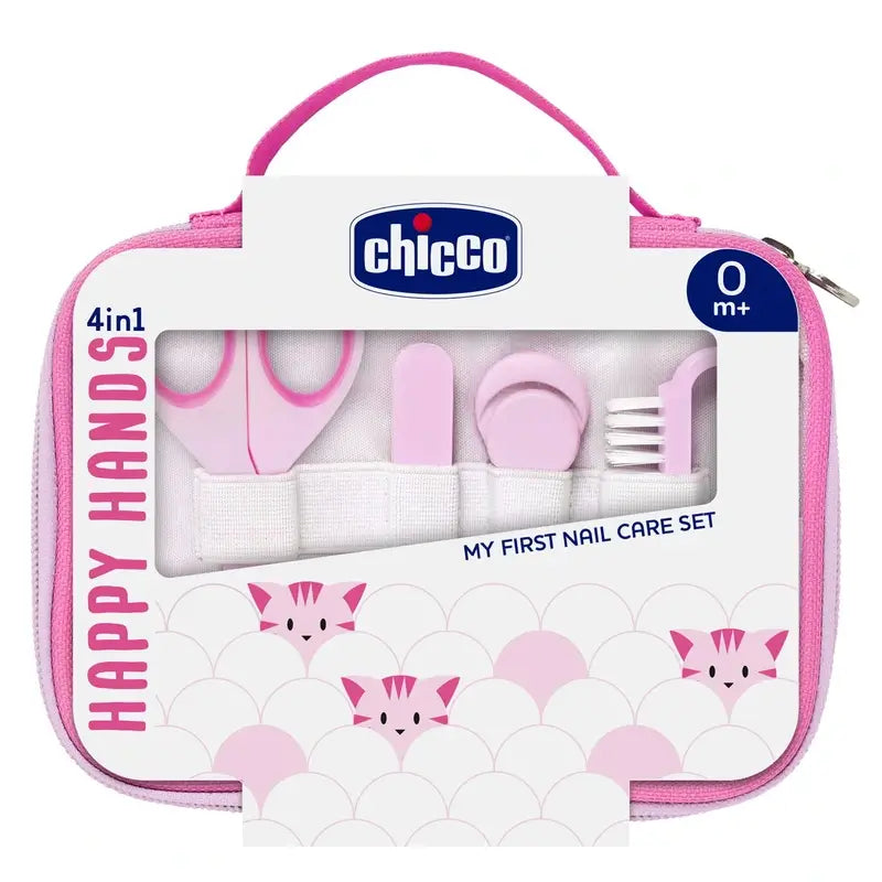 Chicco Set De Cuidado Uñas Happy Hands Rosa