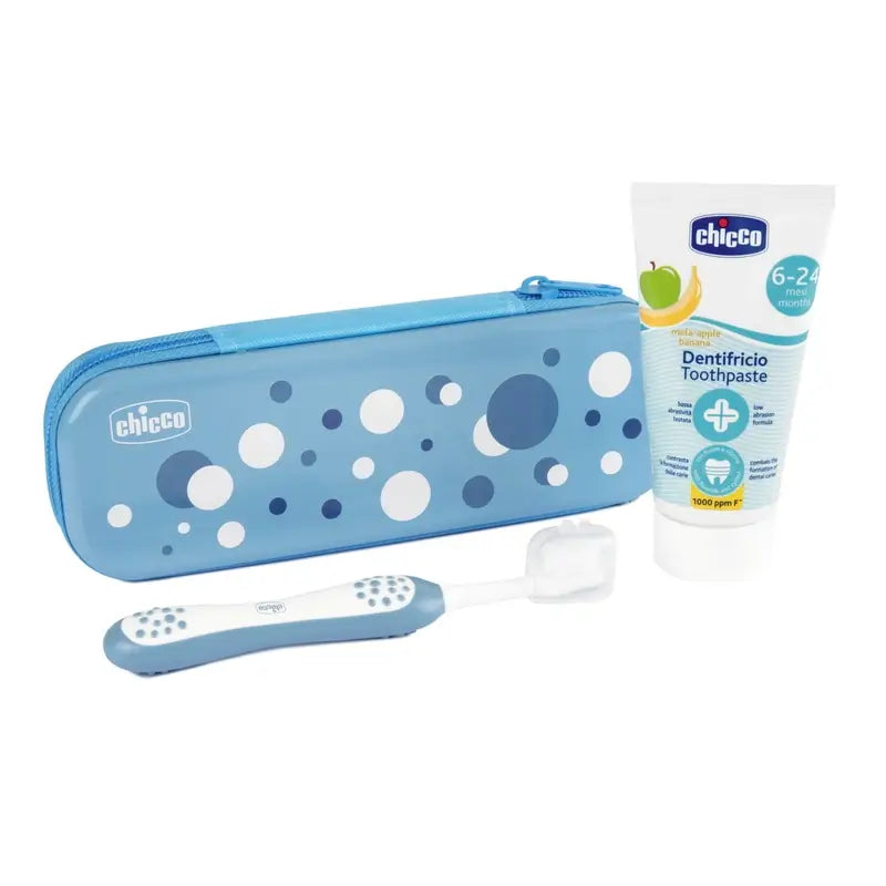 Chicco Set Dental Azul 6M+