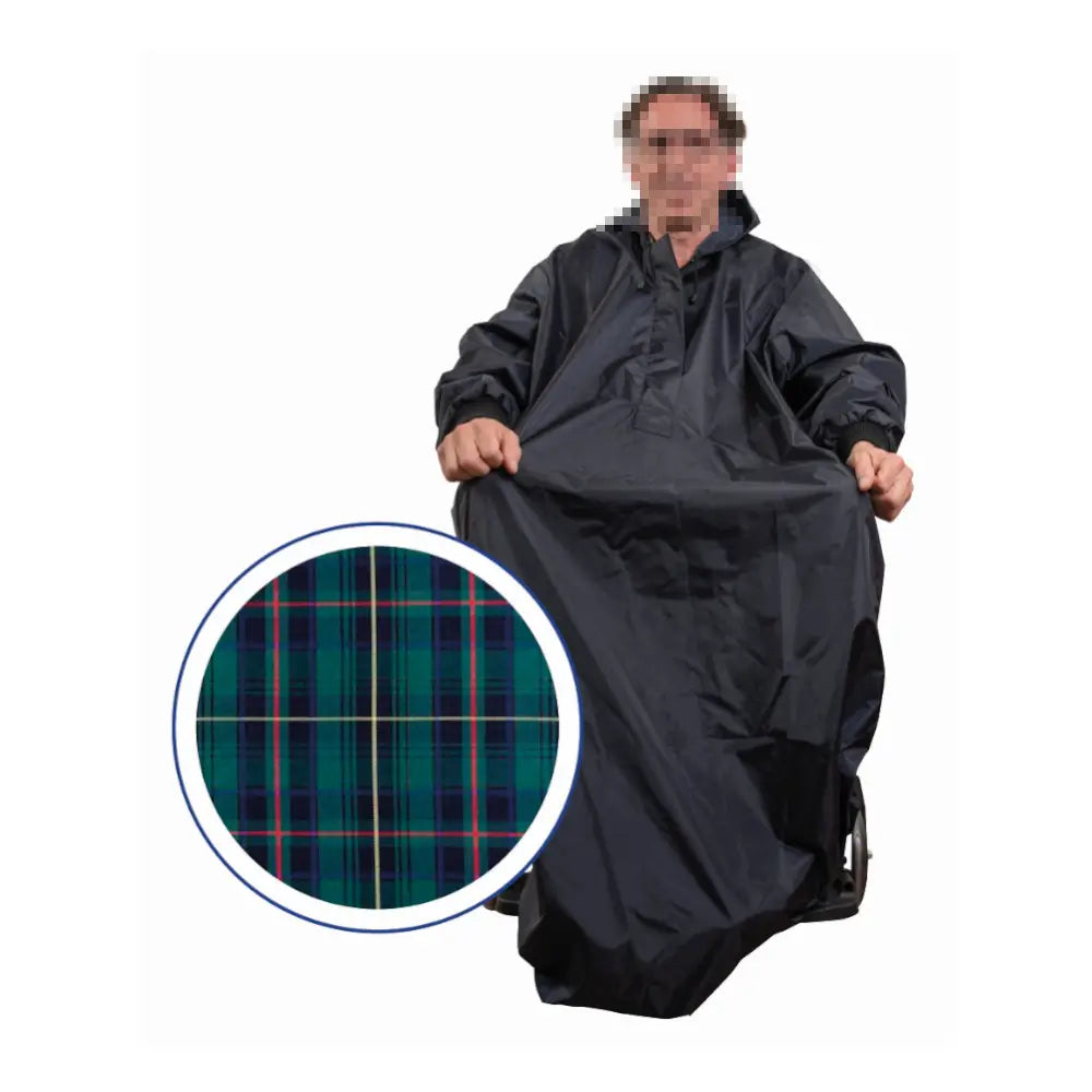 chubasquero impermeable con mangas y forro gales