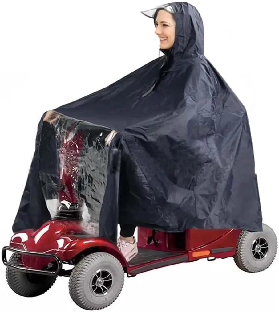 chubasquero impermeable con visera