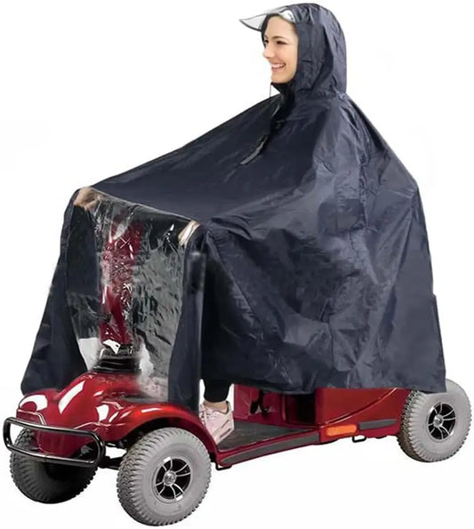chubasquero impermeable con visera