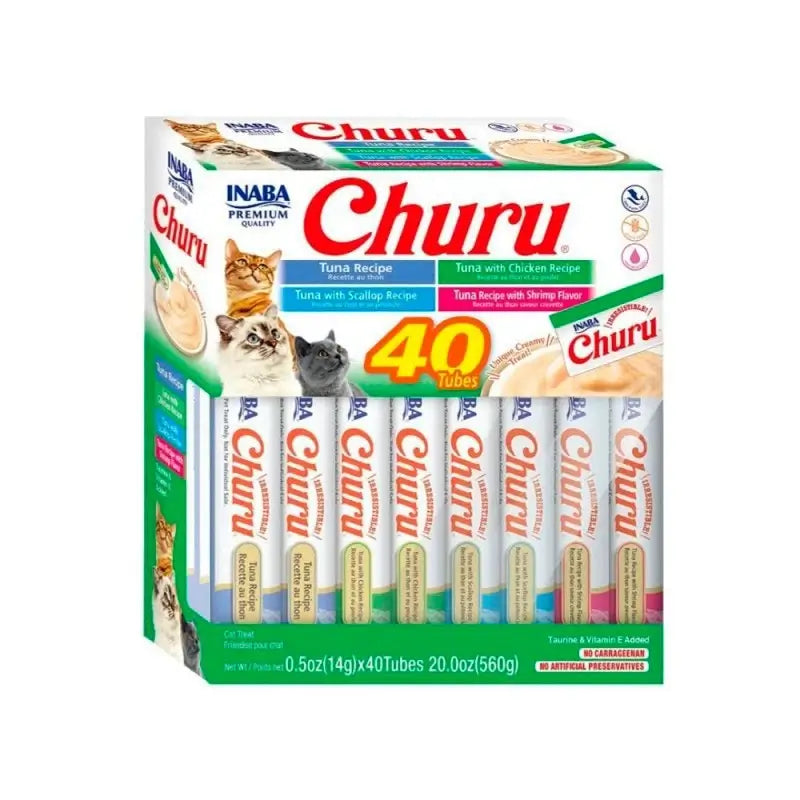 Churu Cat Variedades De Atun Con Marisco 40X14Gr