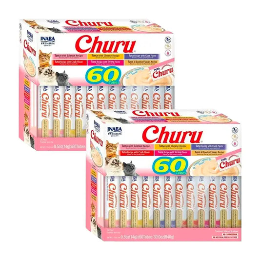 Churu Gatos Variedades De Atun, Pack 2 x 60X14Gr