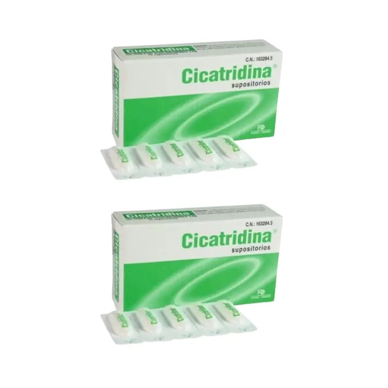Cicatridina Supositorios, 2X10 Supositorios
