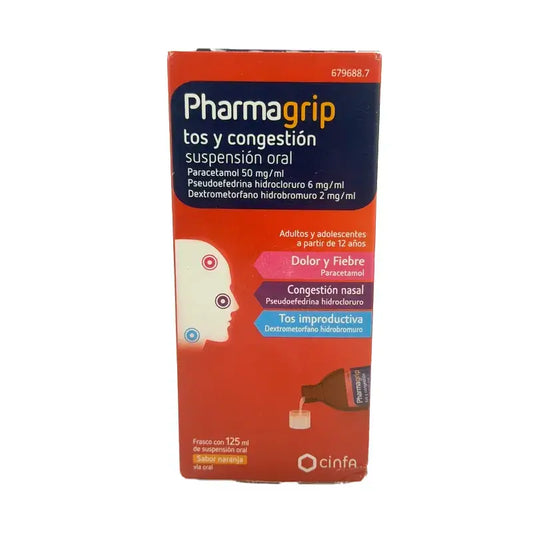 Pharmagrip Tos Y Congestion Suspension Oral , 125 ml