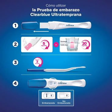 Clearblue Prueba De Embarazo Ultratemprana Con Doble Verificación, 2 Pruebas