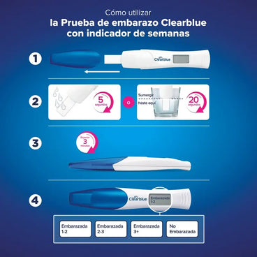 Clearblue Prueba De Embarazo Ultratemprana Con Doble Verificación, 2 Pruebas