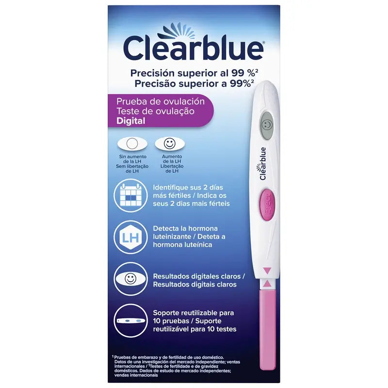 Hormona Lh Test De Ovulacion Marca Embarazo Compra Clearblue Pack