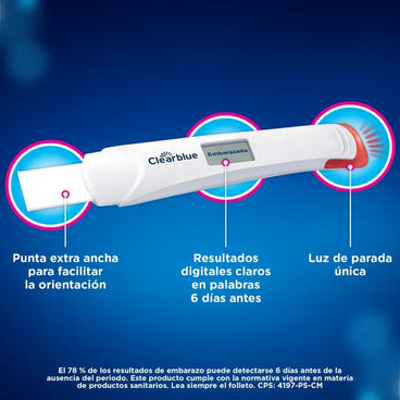 Compra Clearblue Ultratemprana Digital Prueba de Embarazo, Test