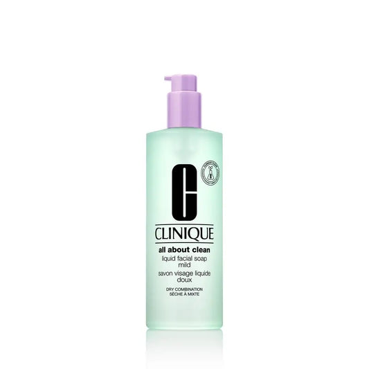 Clinique All About Clean Jabón Facial Para Pieles Secas Y Mixtas, 400 ml