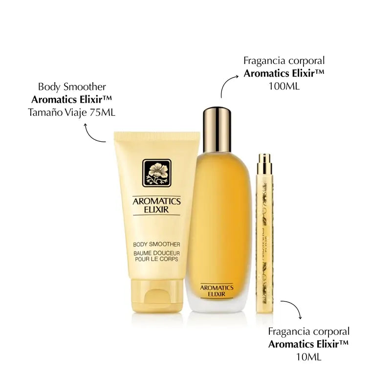 Clinique Estuche Navidad Fragancia Aromatics Elixir Mix 100 Ml + 2 Regalos