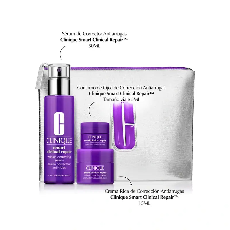 Clinique Estuche Navidad Serum Smart Antiedad 50 Ml+2 Regalos