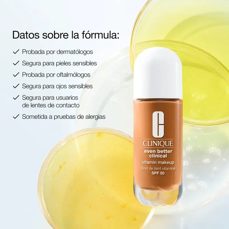 Clinique Even Better Vitamin Makeup Base De Maquillaje Spf50 Light Medium Cool 5, 30 ml