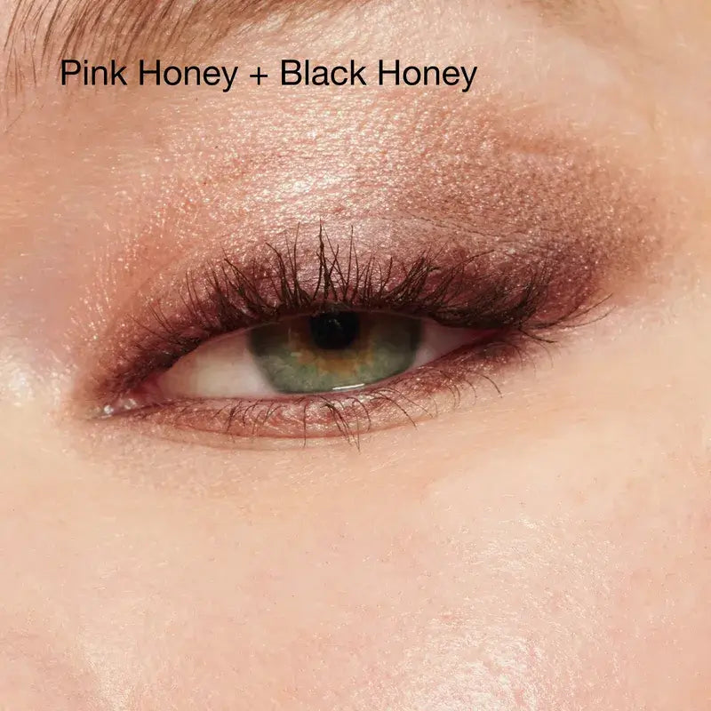 Clinique High Impact Shadow Play Sombra De Ojos Pink Honey + Black Honey, 1.9 gr