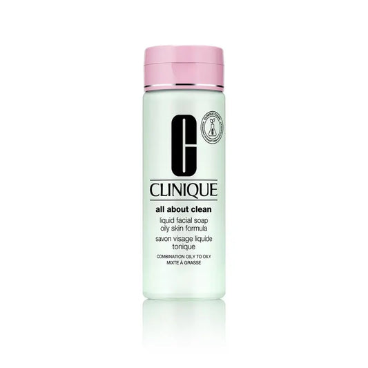 Clinique All About Clean Jabón Facial Piel Grasa, 200 ml