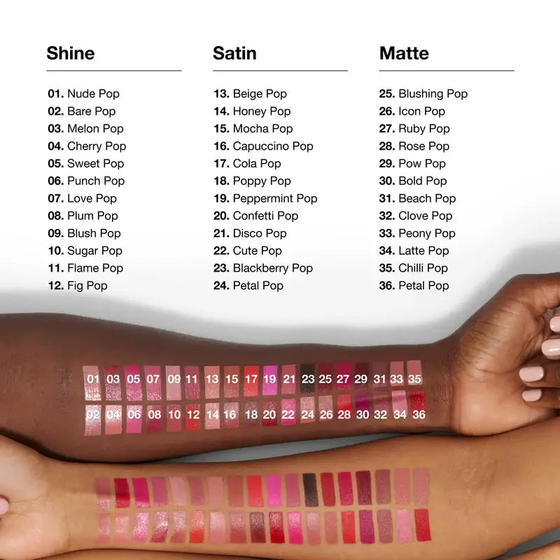 Clinique Pop Longwear Barra De Labios Satin Confeti Pop, 3.9 gr