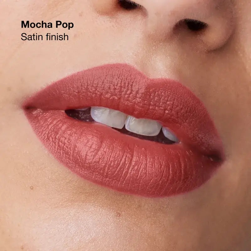 Clinique Pop Longwear Barra De Labios Satin Mocha Pop, 3.9 gr