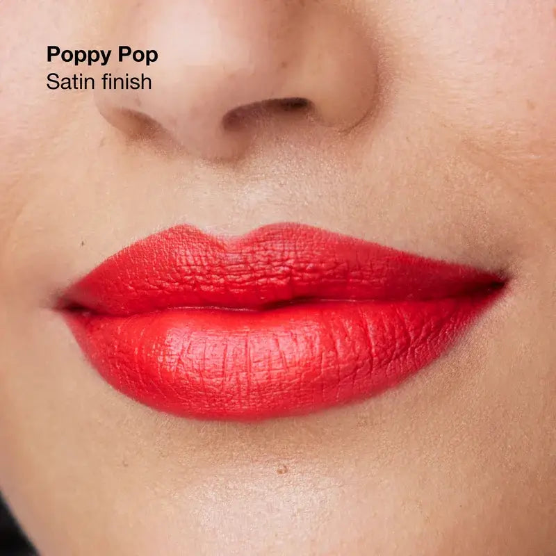 Clinique Pop Longwear Barra De Labios Satin Poppy Pop, 3.9 gr