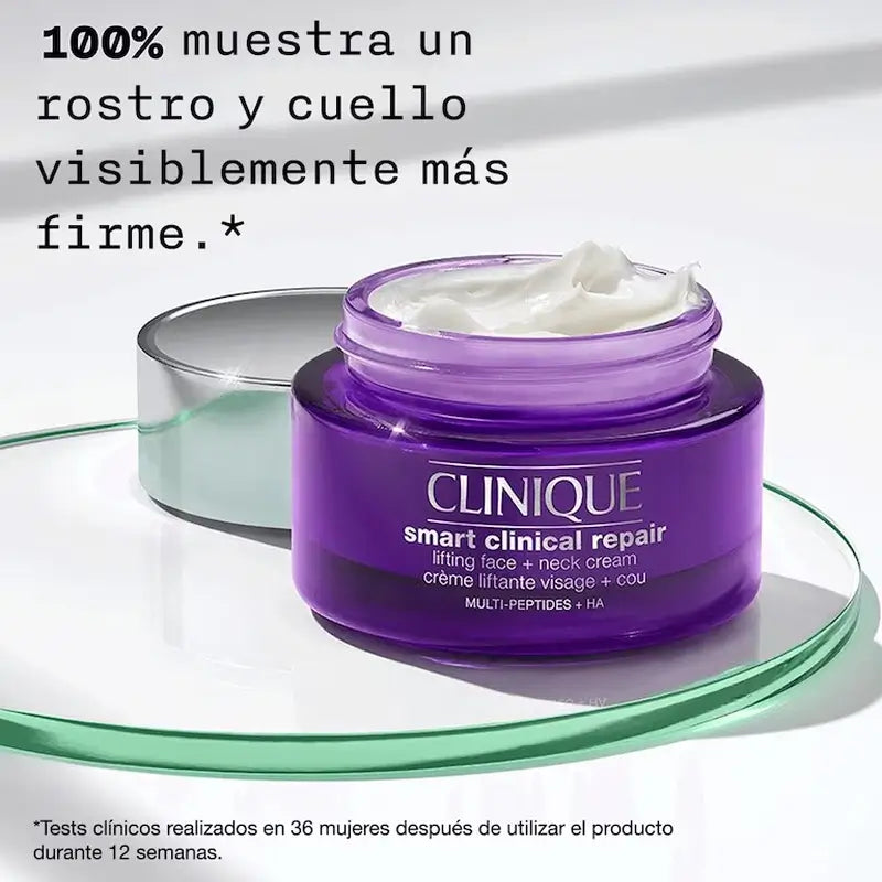 Clinique Smart Clinical Repair Firmeza + Lifting para Rostro y Cuello, 75 ml