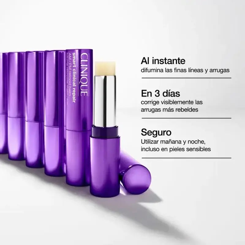 Clinique Stick Bálsamo Smart Clinical Repair Retinoide Líneas Y Arrugas, 3 gr