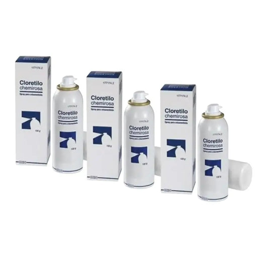 Cloretilo Chemirosa, 3X100 Gr