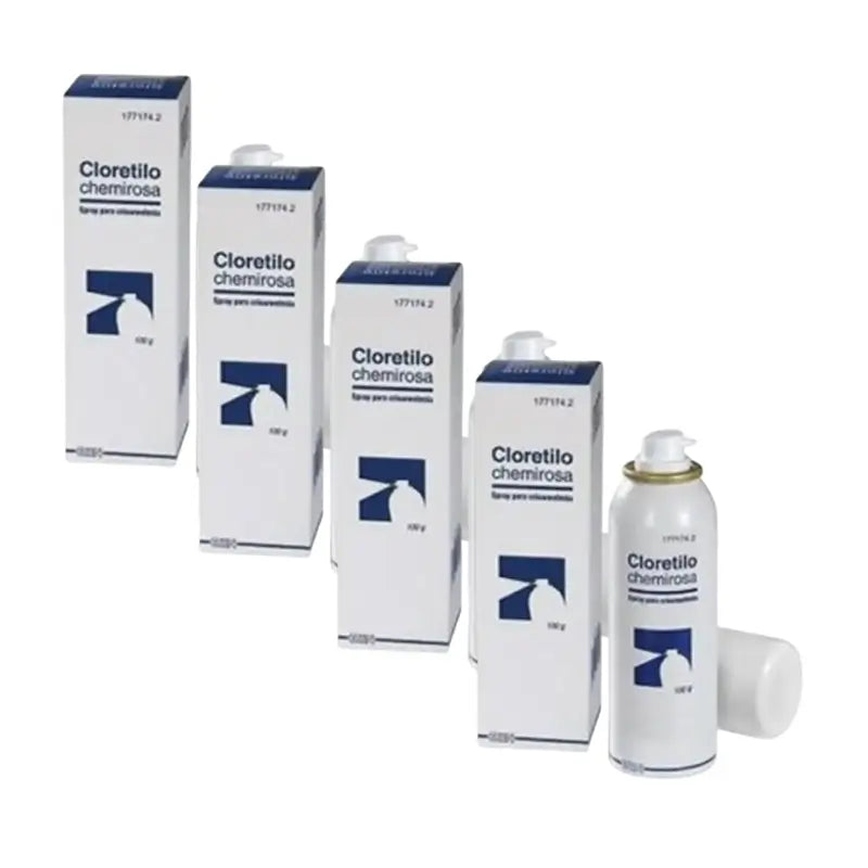 Cloretilo Chemirosa, 4X100 Gr