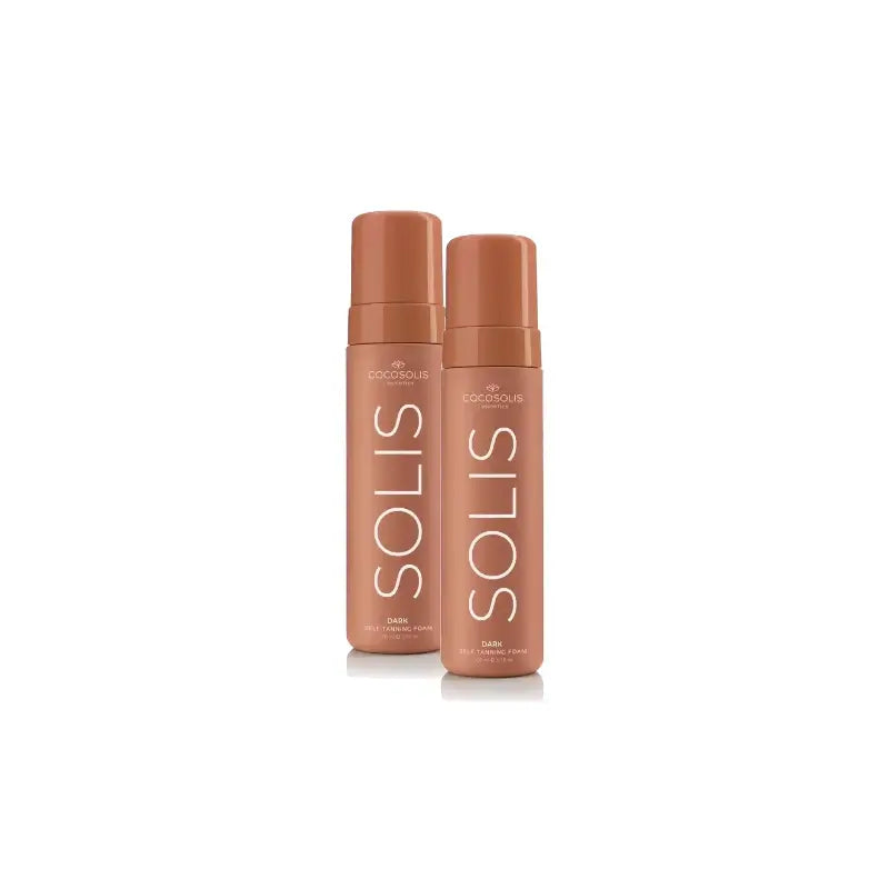 Cocosolis Solis Dark Self-Tanning Foam, Pack 2 x  200 ml
