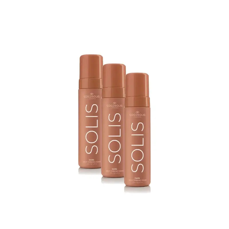 Cocosolis Solis Dark Self-Tanning Foam , Pack 3 x 200 ml