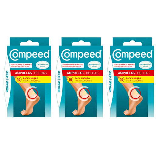 Compeed Ampollas Medianas, 10 Unidades , pack 3