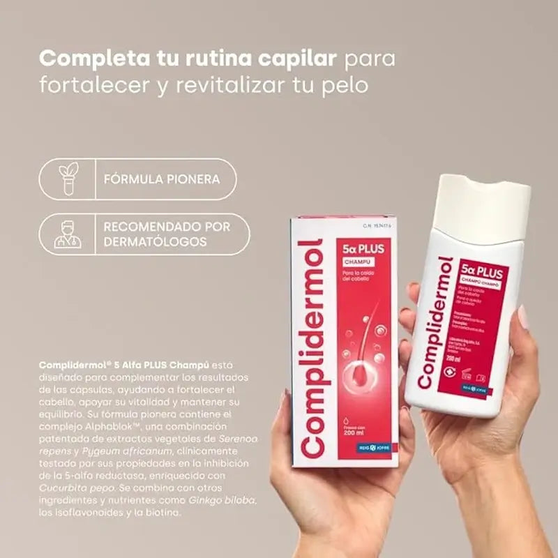 Complidermol Champú 5 Alfa Caída Del Cabello 200 ml