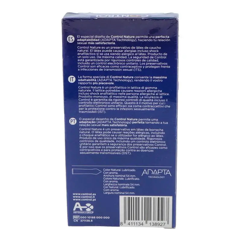 Control Preservativos Nature, 6 Unidades