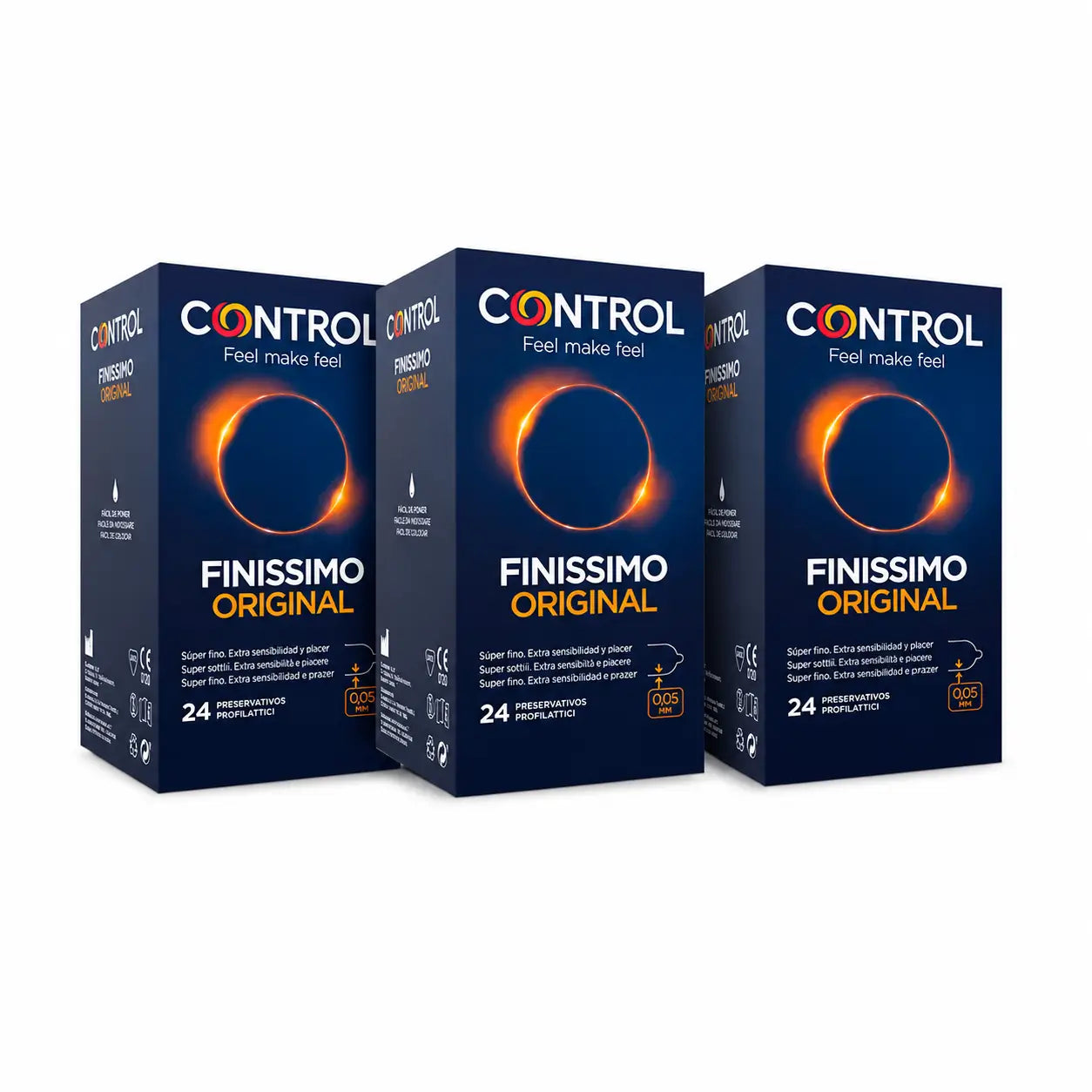 Control Finissimo Original, 24 Unidades , pack 3