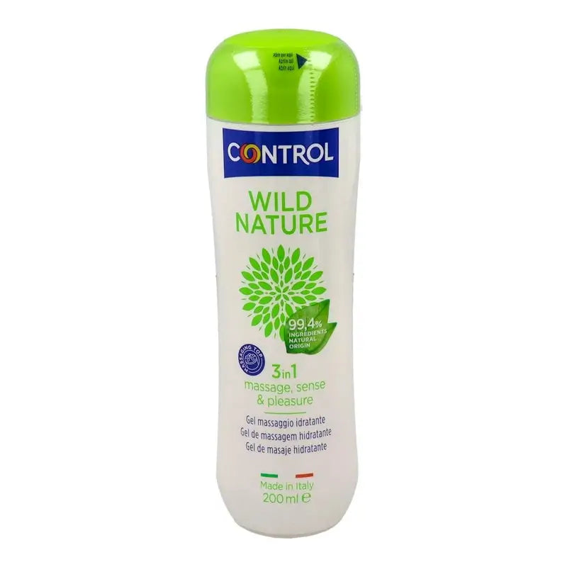 Control Gel de Masaje Wild Nature 200 ml